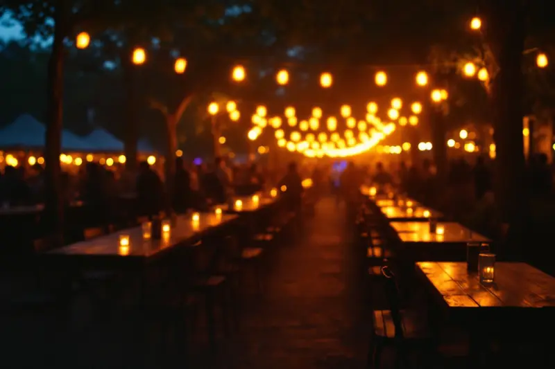 Festivals event space, illustrative image