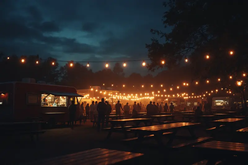 Festivals event space, illustrative image