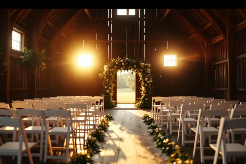 Wedding Venues event space, illustrative image